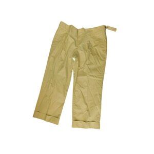 Banana Republic Size 14 Twill Heritage Cuffed Ryan Fit Crop Khaki Pants NWT
